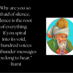 Rumi quote on silence